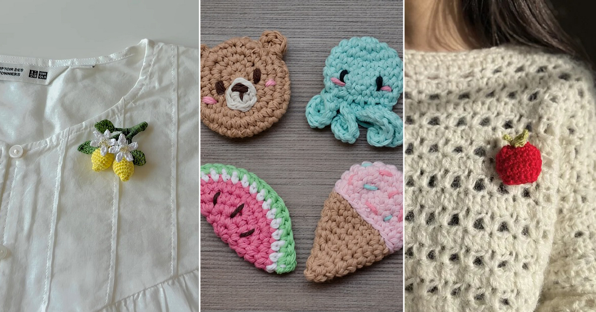foodinspired brooch free