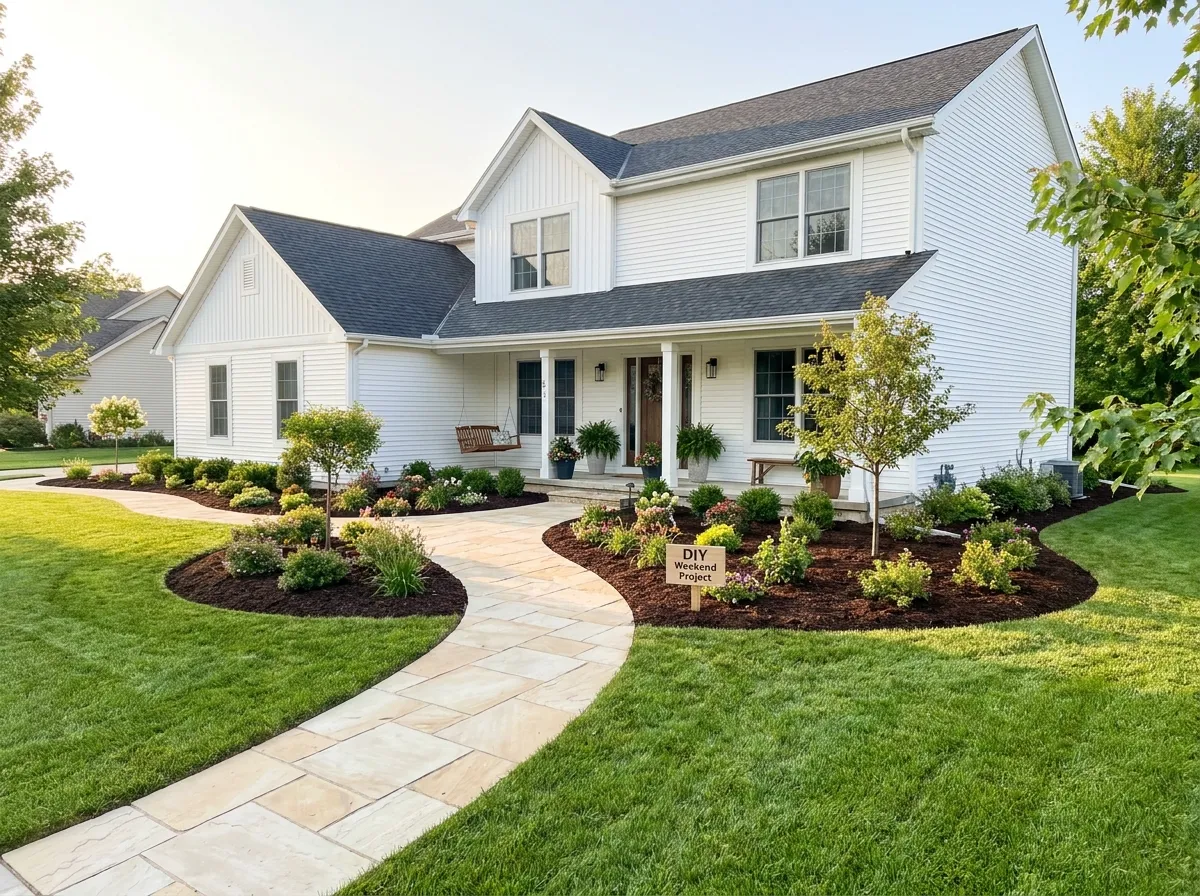 simple front yard