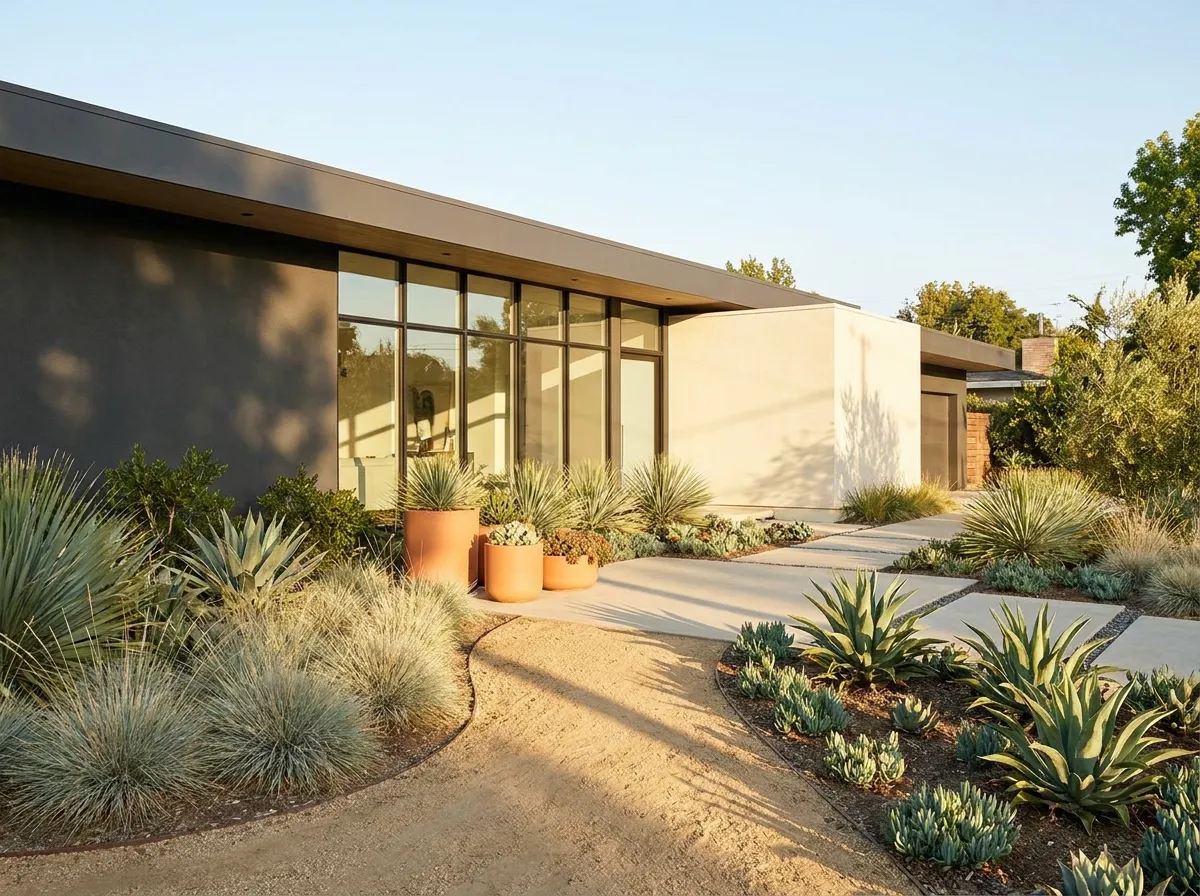 create modern xeriscape
