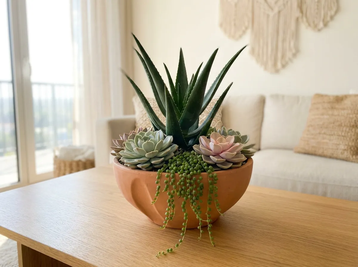 flawless succulent garden