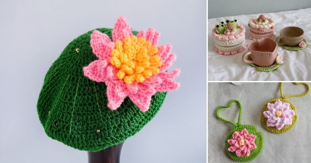 unique crochet lily