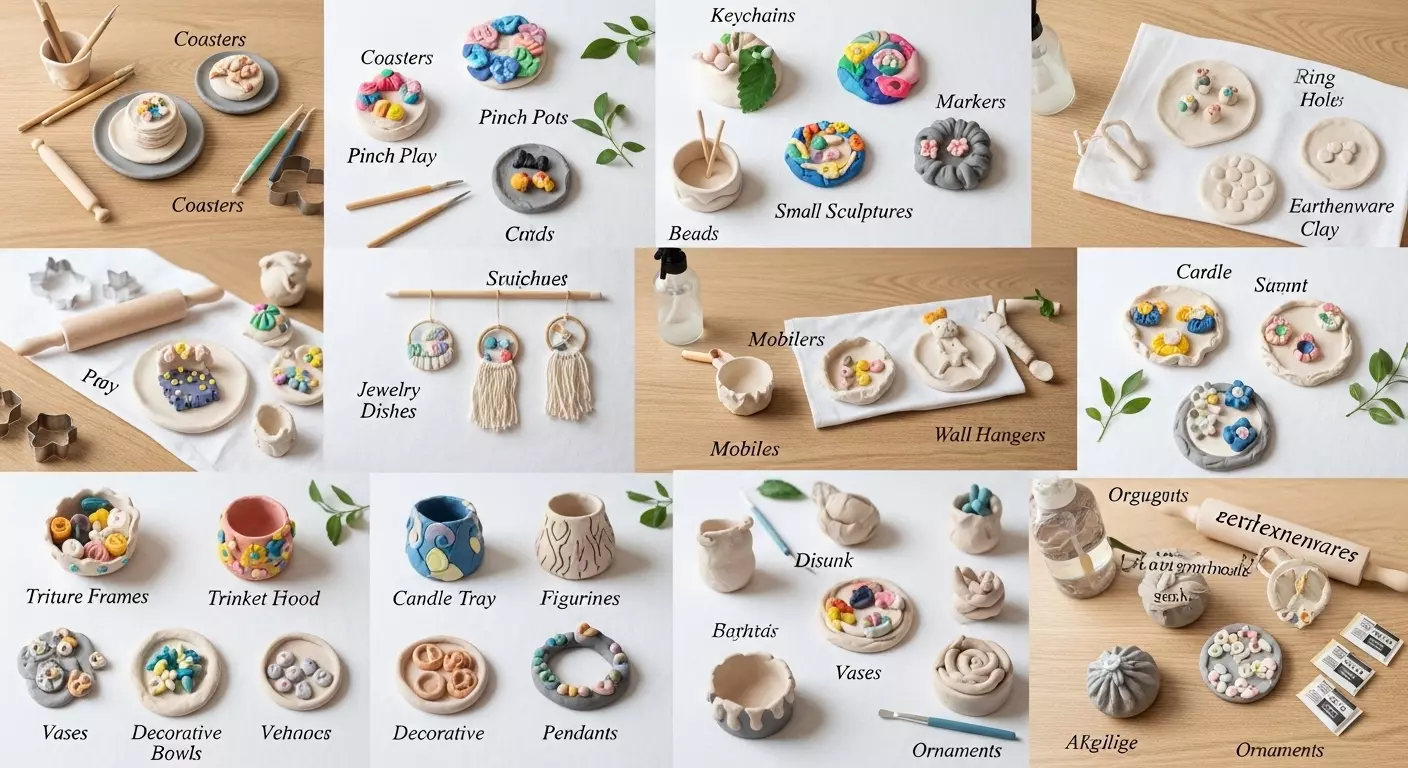 clay crafts ideas