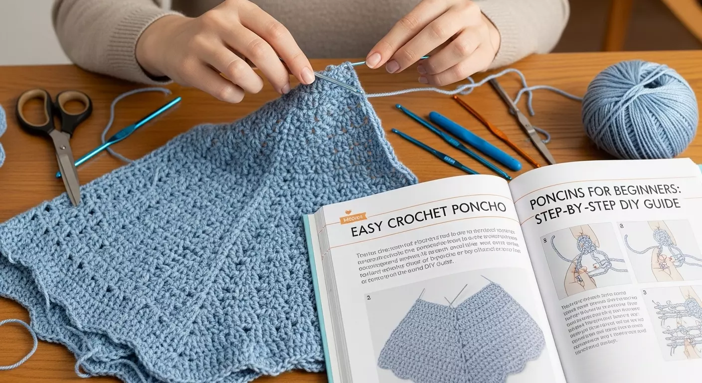 Easy Crochet Poncho Patterns for Beginners Step-by-Step DIY Guide 10 easy crochet poncho