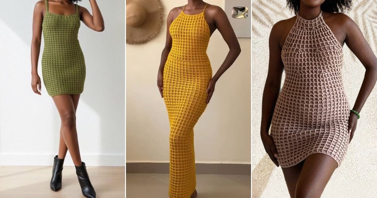 waffle stitch dress