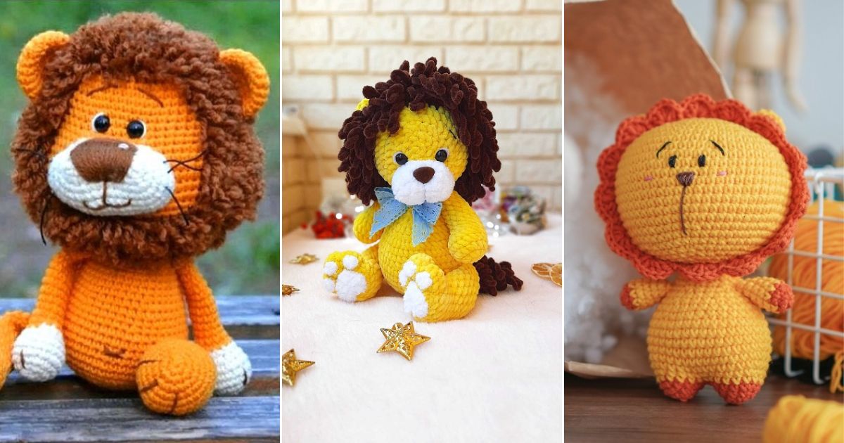free lion crochet
