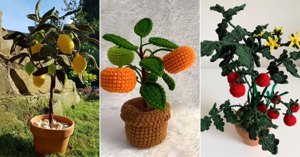 Crochet Fruit Tree
