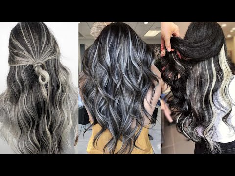 black blonde hair