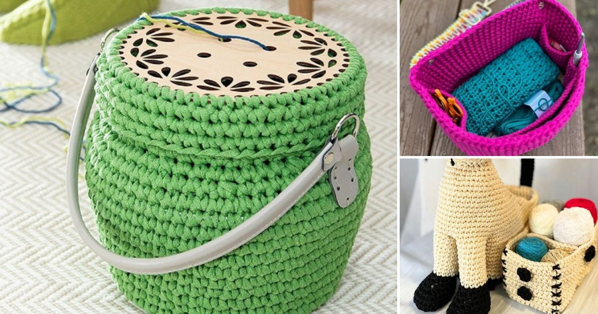 crochet yarn holder