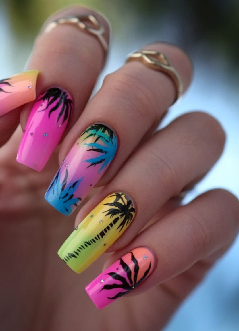 trendy summer nails
