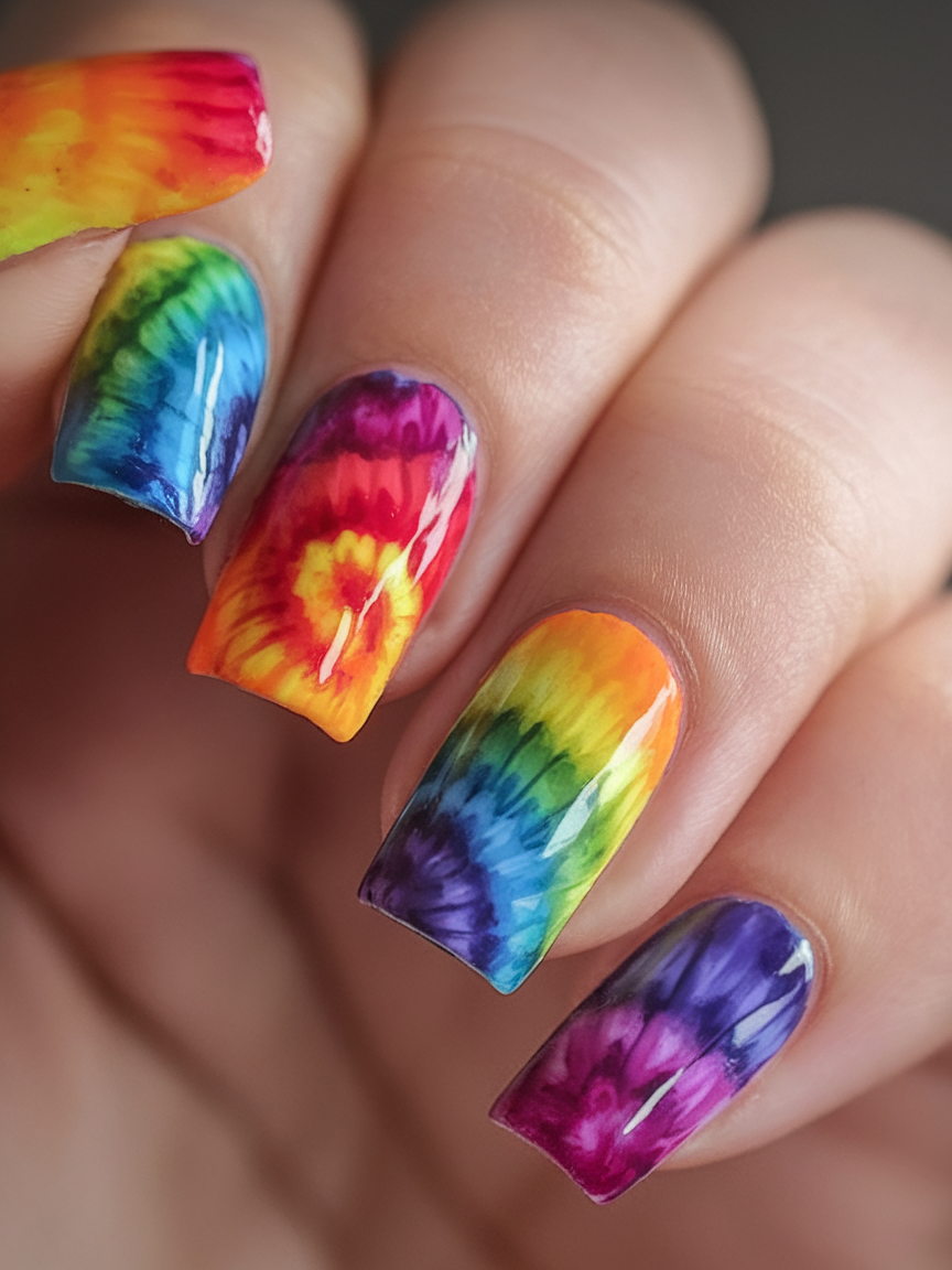 Summer Square Nails 2025 With 22 Classy, Bright, Funky, Cute Designs For Short, Acrylic, Gel And Natural Nails 9 summer square nails