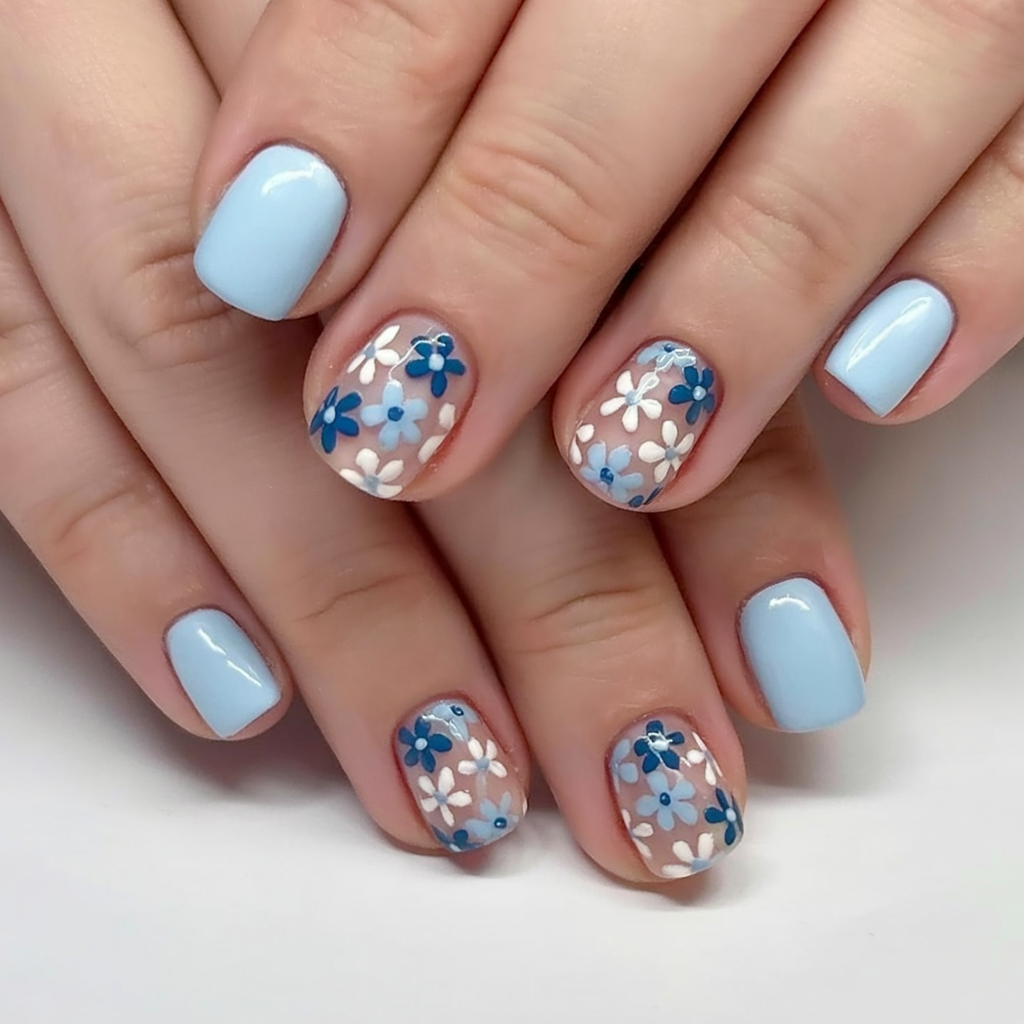 19 Cute and Stylish Summer Short Nails Ideas 2025 for Square, Almond, Round Shape in Pink, White and Bright Fun Styles 4 cute stylish summer