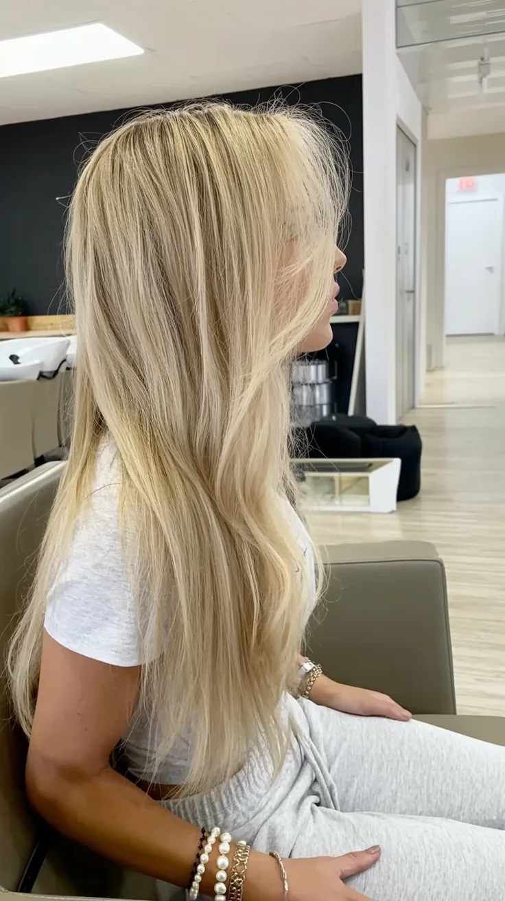 light blonde summer