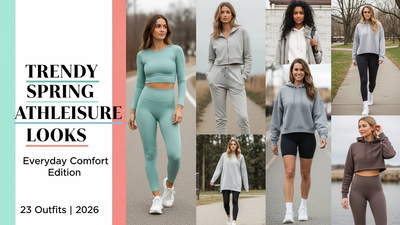 trendy spring athleisure