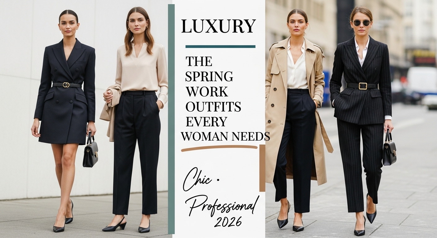 23 Monday-Ready Spring Outfits 2026 – Chic Office, Casual & Workwear Looks Women 4 mondayready spring outfits