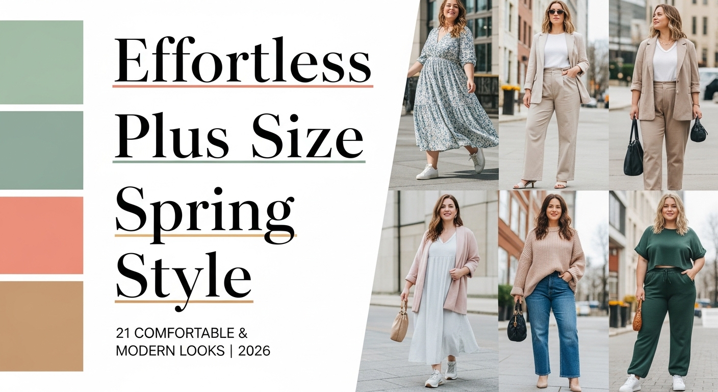 Effortless Plus Size Looks for Spring 2026: 21 Comfortable & Modern Outfits 5 effortless plus size