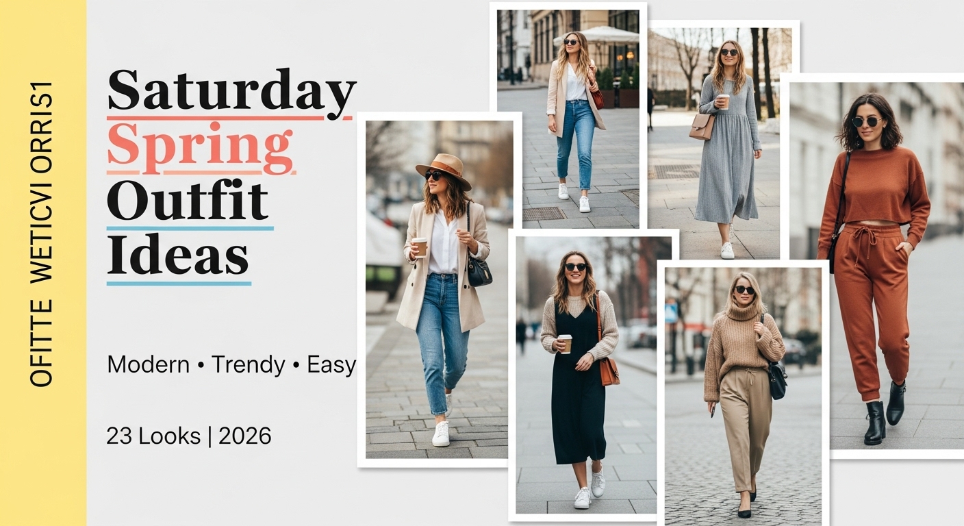 23 Saturday Spring Outfit Ideas 2026 That Feel Modern, Trendy & Easy to Wear 6 saturday spring outfit