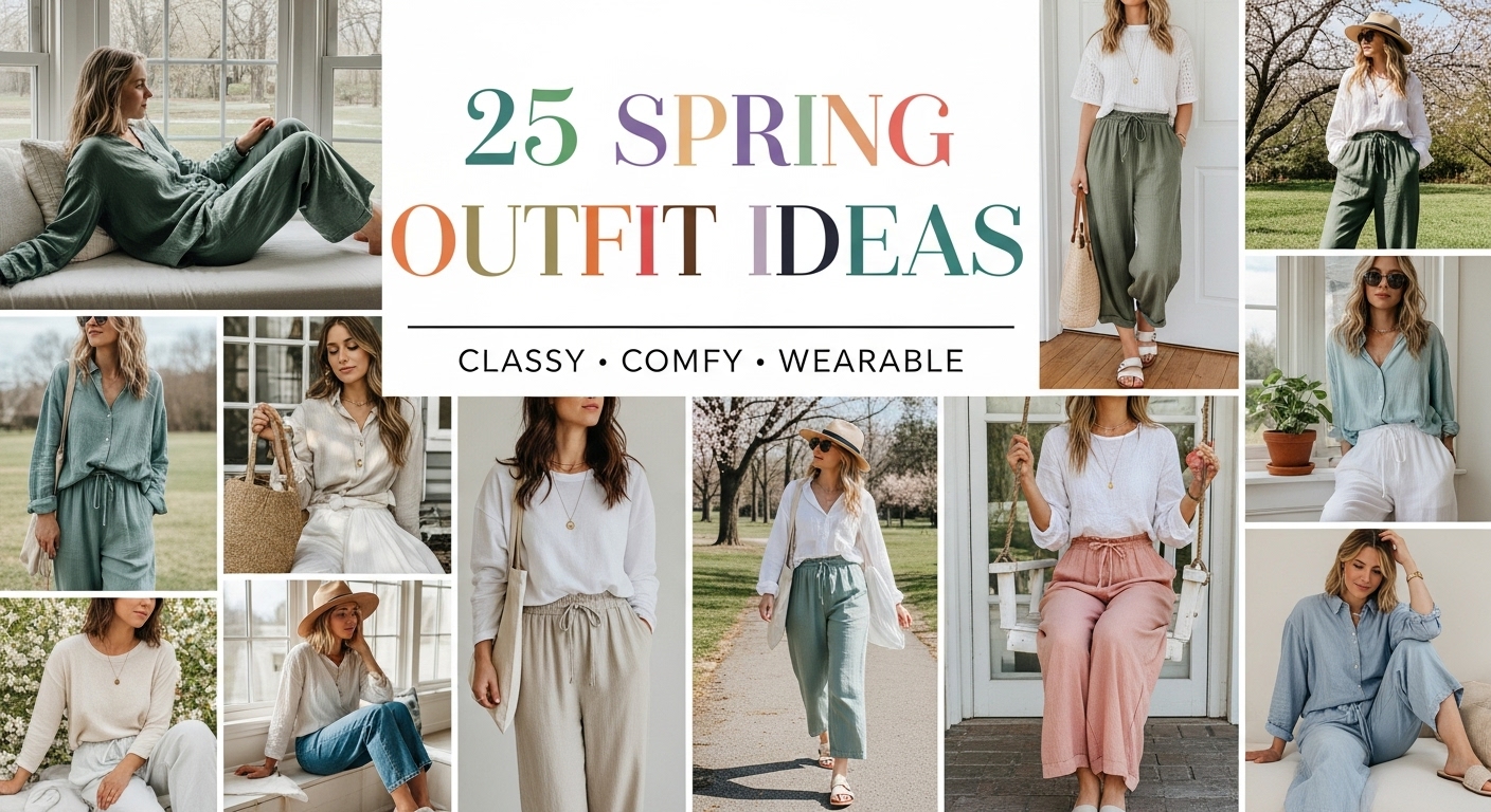 Classy Comfy Spring Outfits 2026: 25 Effortless Everyday Looks 7 classy comfy spring