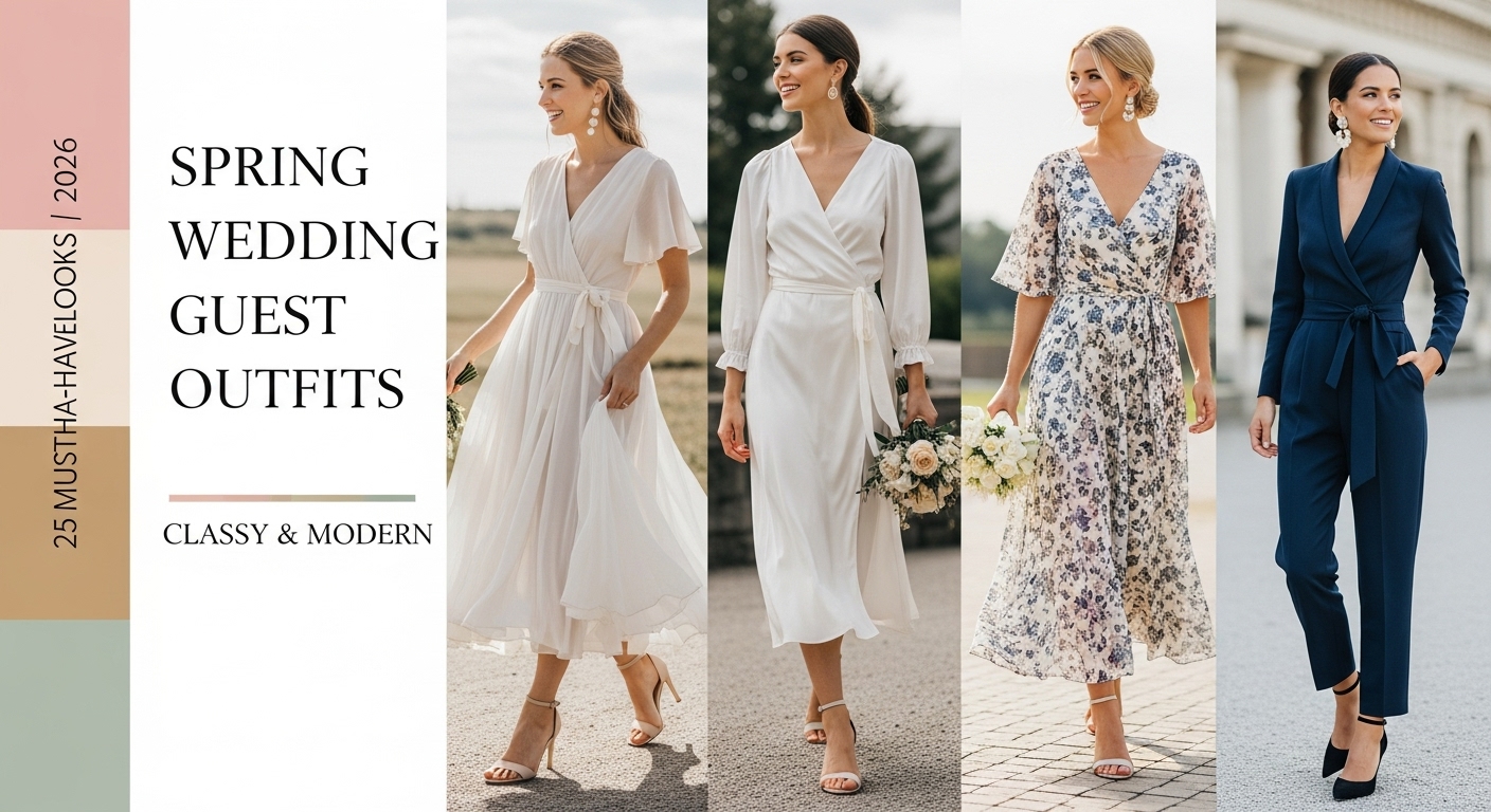 Must-Have Spring Wedding Guest Outfits 2026: 25 Classy & Modern Looks 1 musthave spring wedding