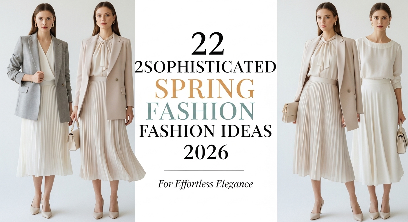 22 Sophisticated Spring Fashion Ideas 2026 for Effortless Elegance 3 sophisticated spring fashion
