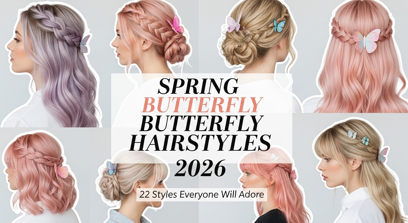 spring butterfly hairstyles