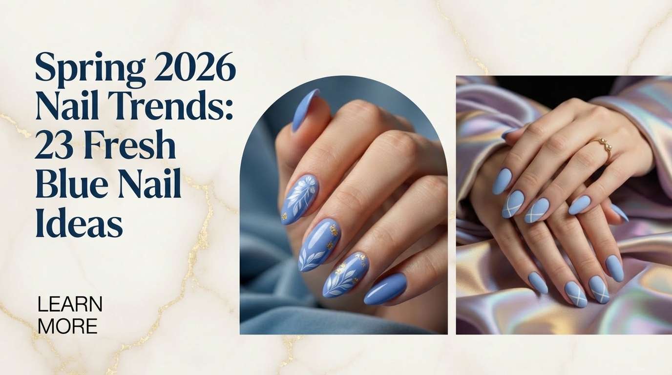 blue nail trend