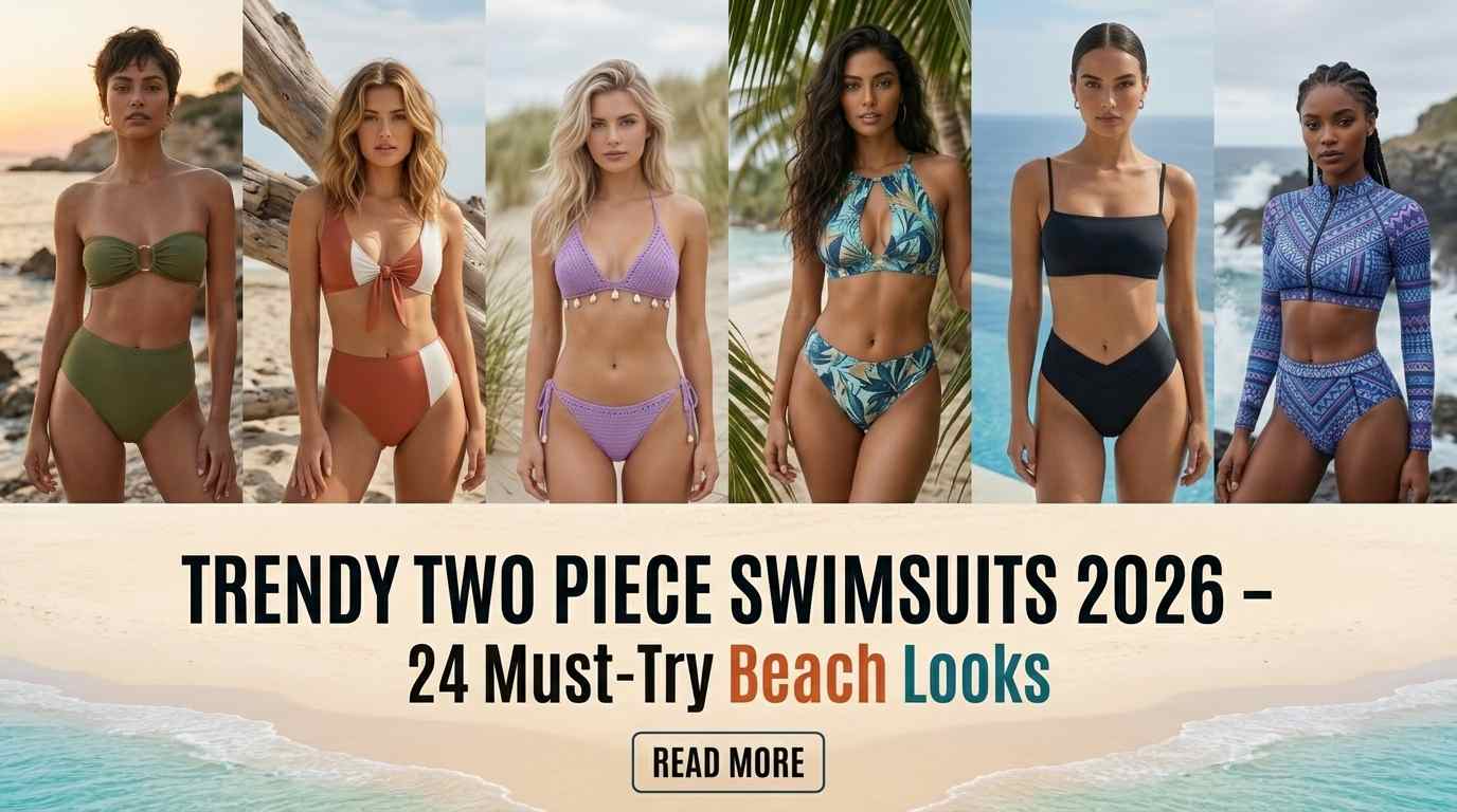 24 Summer Two Piece Swimsuits 2026 – Beach Outfit Ideas You’ll Love 9 summer two piece
