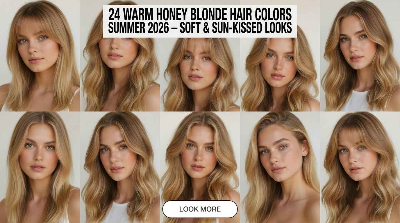 24 Honey Blonde Hair Color Ideas 2026 – Perfect Summer Shades to Try 1 honey blonde hair