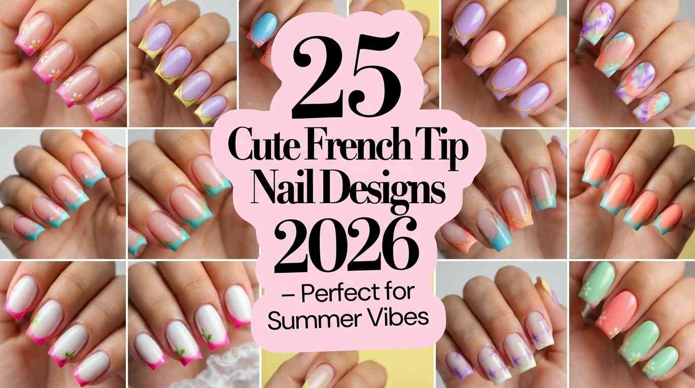 summer french tip