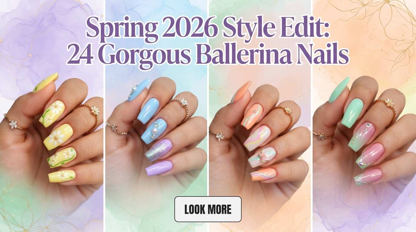stunning ballerina nails