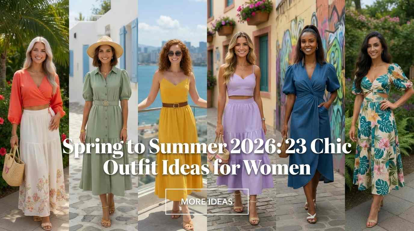 23 Spring to Summer Outfits 2026 Every Chic Woman Will Love 4 spring summer outfits