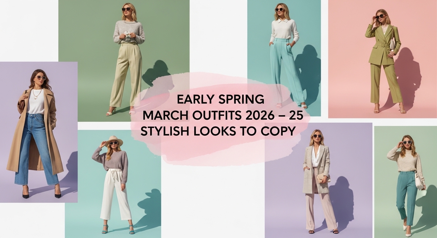 Early Spring March Outfits 2026 – 25 Stylish Looks to Copy 7 early spring march