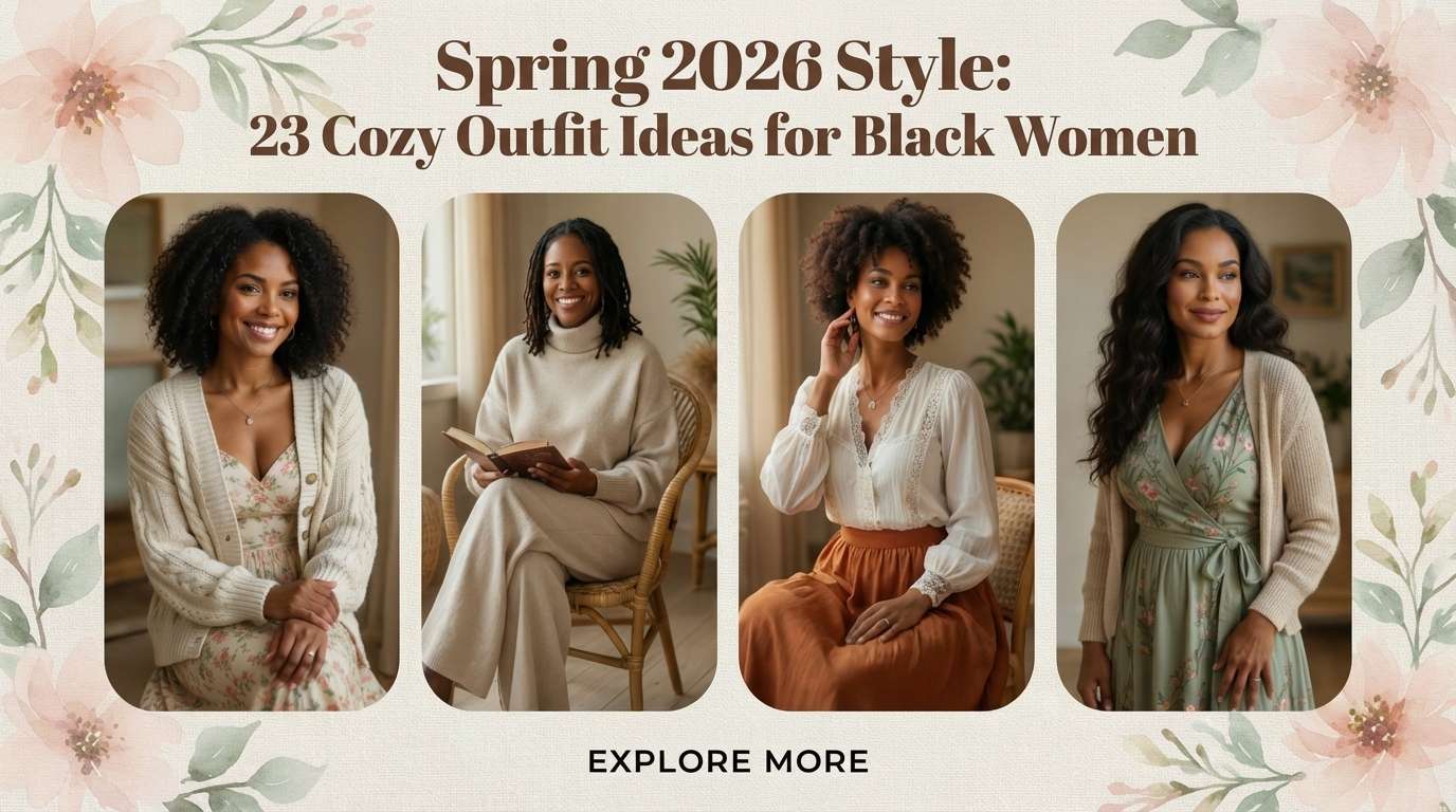 23 Cozy Spring Outfits for Black Women in 2026 3 cozy spring outfits