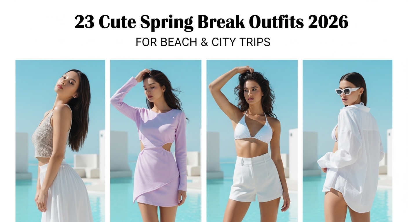 23 Cute Spring Break Outfits 2026 for Beach & City Trips 10 cute spring break