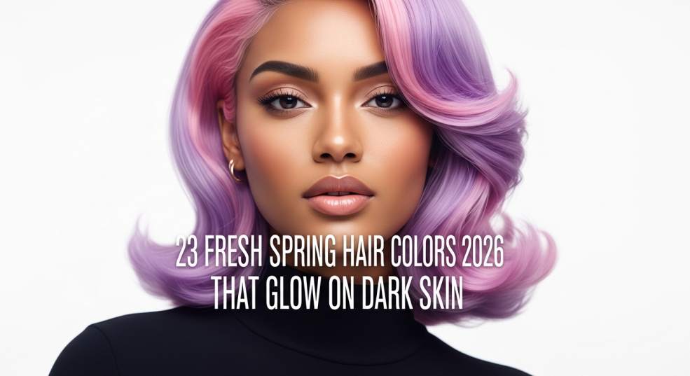 23 Fresh Spring Hair Colors 2026 That Glow on Dark Skin 3 fresh spring hair