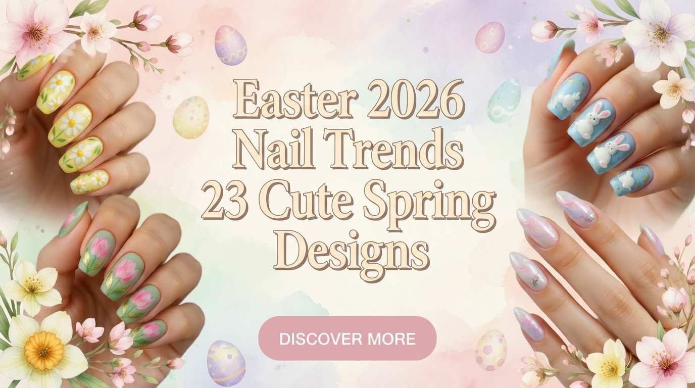 cute easter nail