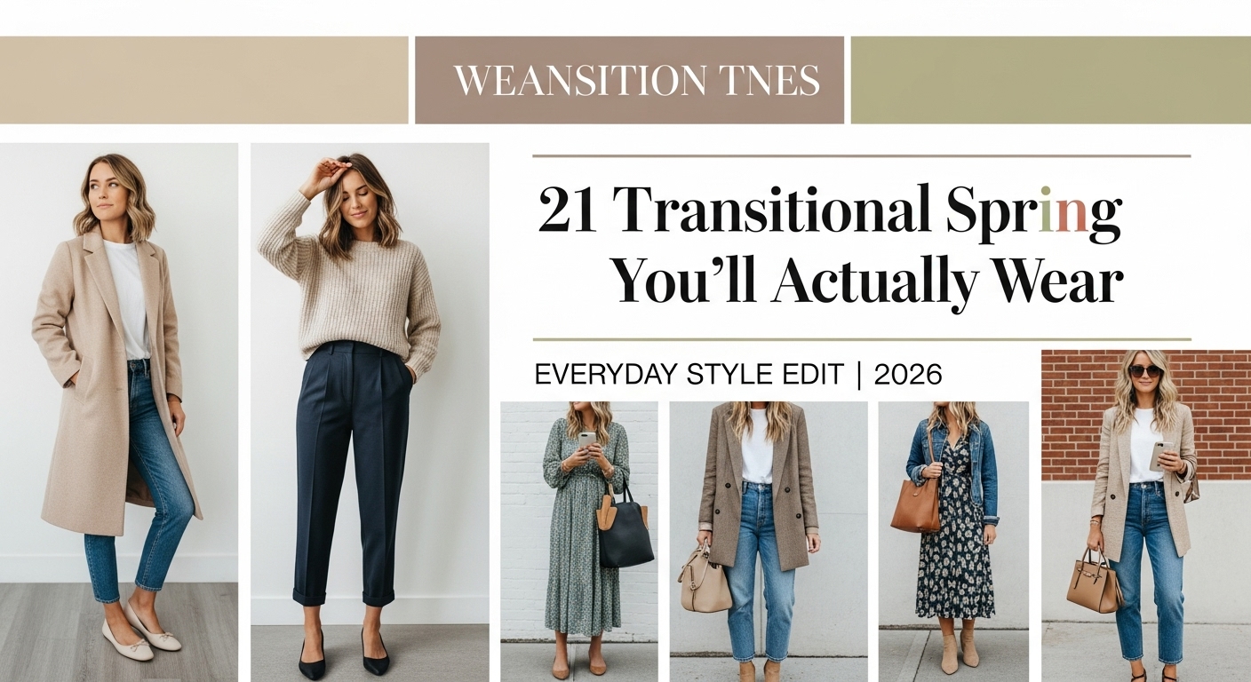 Must-Have Spring Transition Outfits 2026: 21 Real-Life Style Looks 9 musthave spring transition