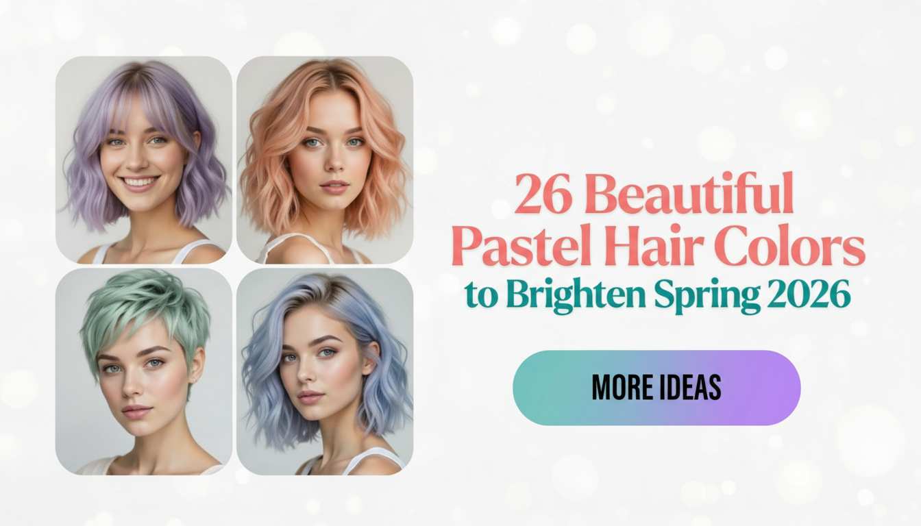 Spring 2026 Color Update: 26 Soft & Youthful Pastel Hair Ideas for Women 5 spring 2026 color