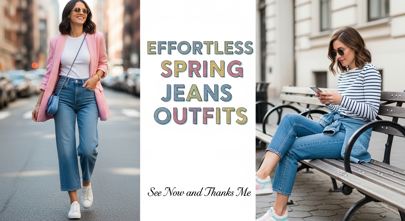 Spring Jeans Outfit Ideas 2026: 20+ Effortless & Elevated Looks 5 spring jeans outfit