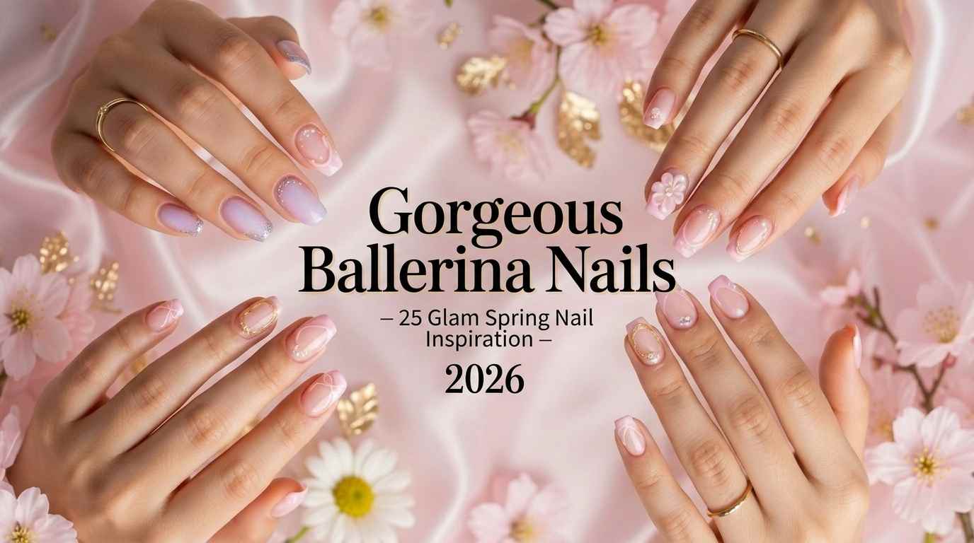 glam ballerina nails