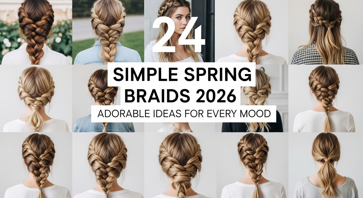 simple spring braids