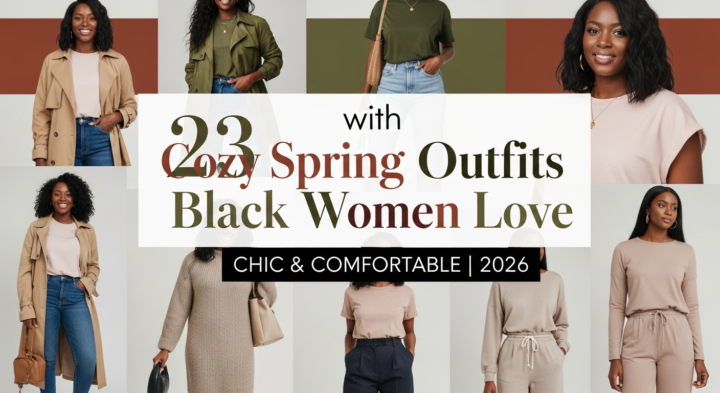 23 Spring Outfit Ideas 2026 for Black Women That Feel Cozy & Chic 7 spring outfit ideas