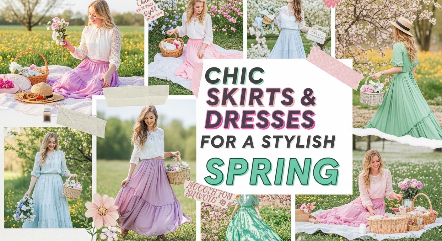 Chic Spring Skirt Outfits 2026: 24 Fresh & Wearable Looks 1 chic spring skirt
