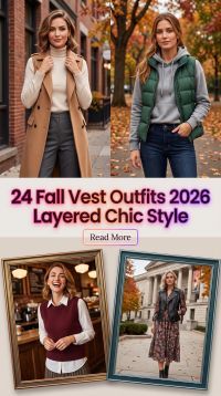 fall vest outfits