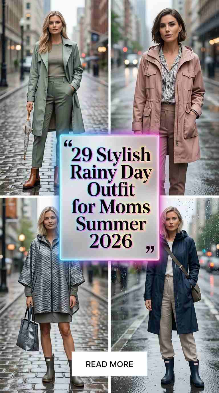 stylish rainy day
