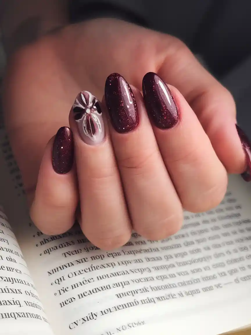 burgundy nails 2025