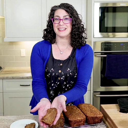 Soaked Spelt Banana Bread (VAD) 10 soaked spelt banana