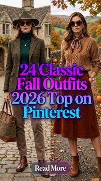 24 Classic Fall Outfits for Women 2026 Timeless, Chic & Effortlessly Wearable Looks 2 classic fall outfits