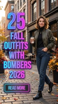 25 Fall Outfits with Bombers for Women 2026 Chic & Effortless Jacket Style Ideas 2 fall outfits bombers