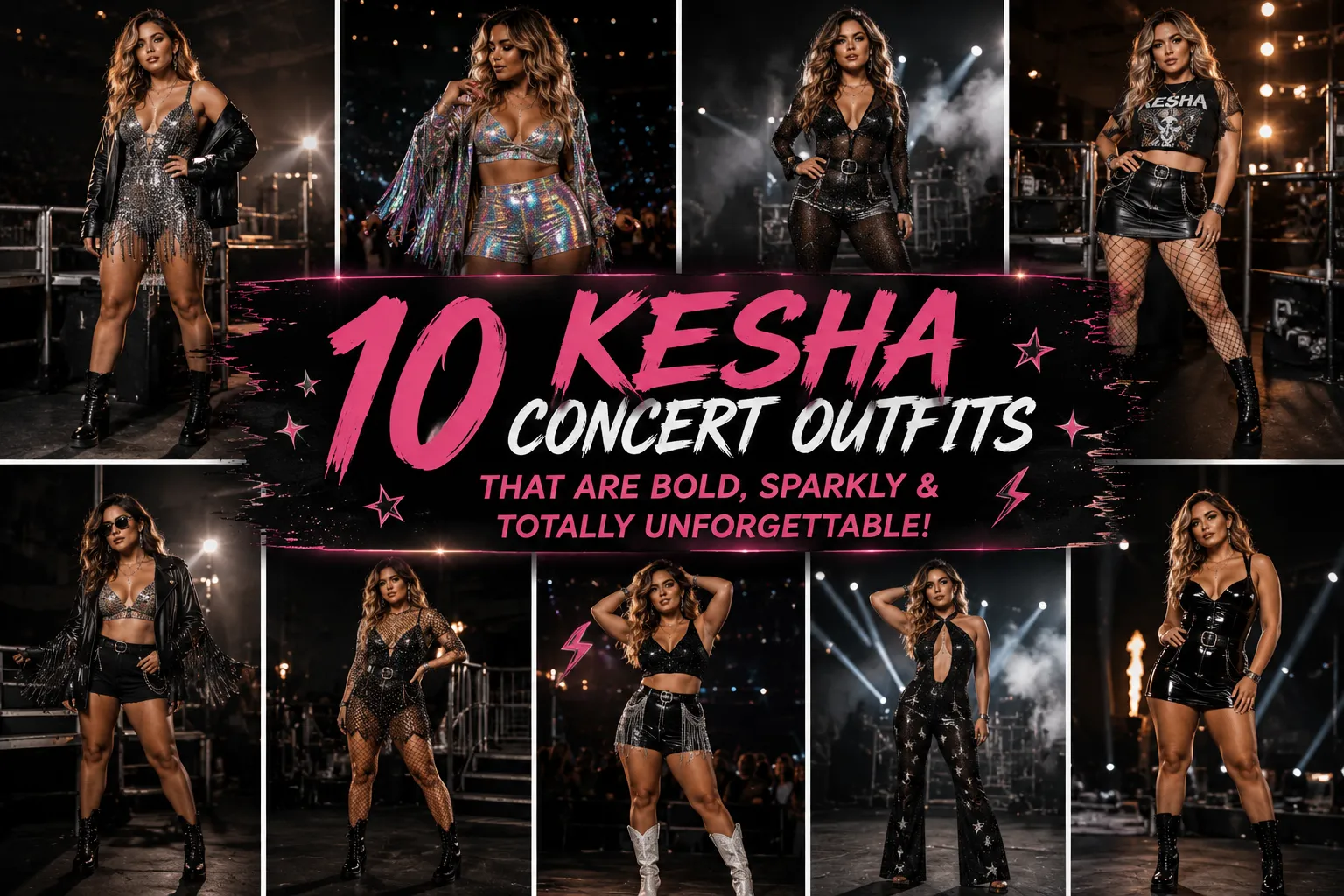 kesha concert outfits