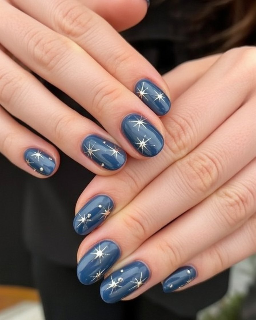 short acrylic nails